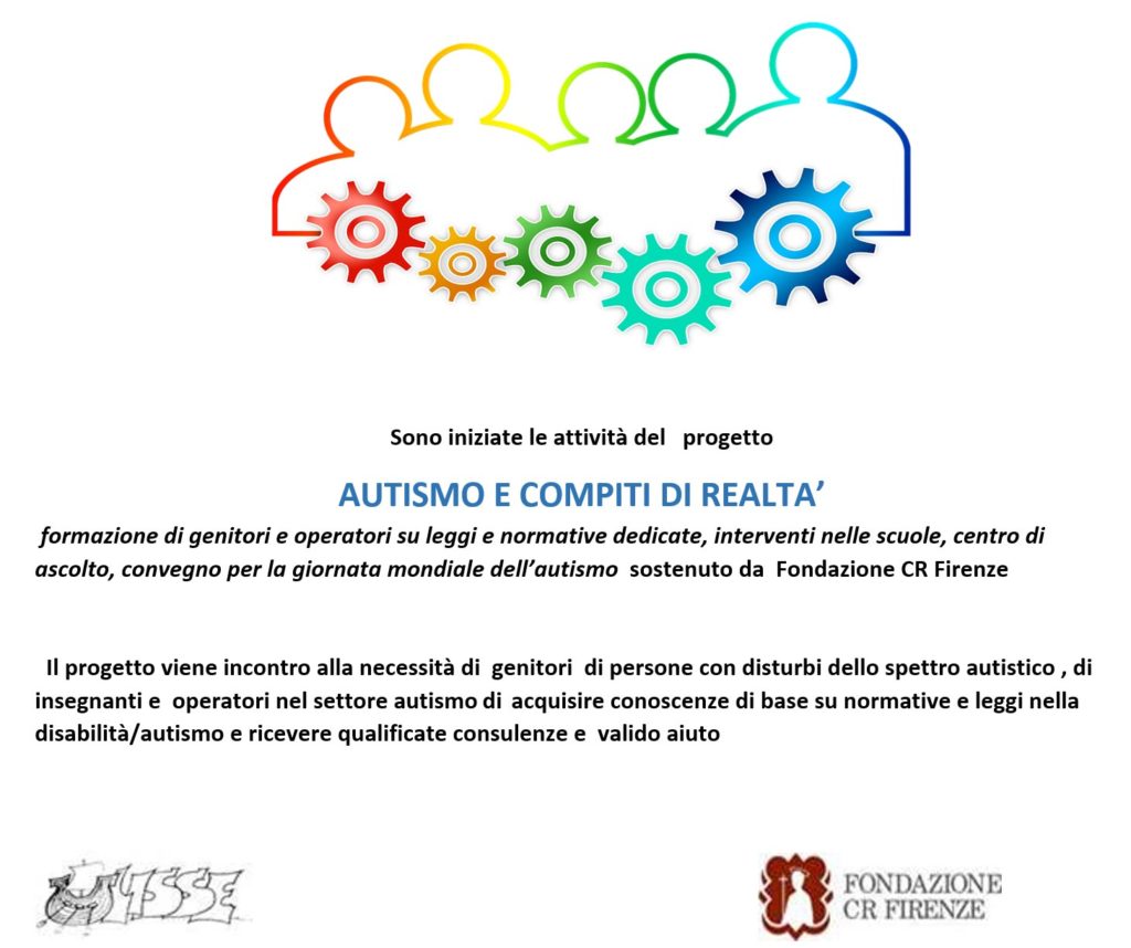 Associazione Ulisse Onlus  AUTISMO E COMPITI DI REALTA' - Associazione  Ulisse Onlus